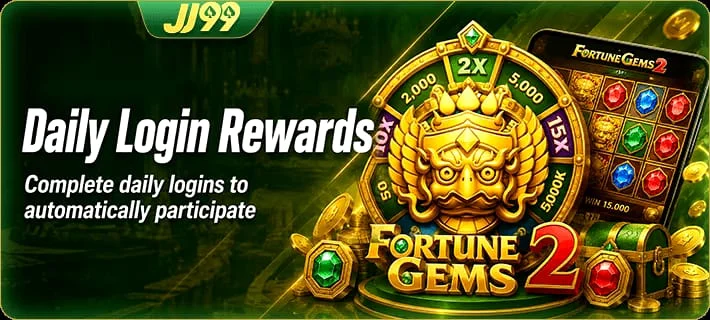 JJ99 Daily Login Rewards